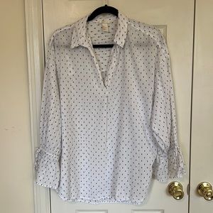 Black and White patterned Blouse